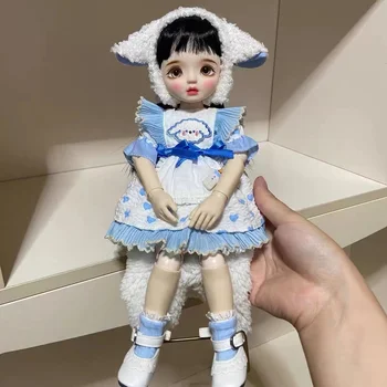 1/6 BJD SD Кукла 32 см, Движещ се на Съвместното Тяло Може да се Отвори Главата С 3D Очи Гола Кукла направи си САМ Играчка За Колекция Кукли Art Creator Подарък За Момичета
