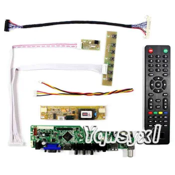 Комплект Платка контролер за LTM200KT03 TV + HDMI + VGA + AV + USB с LCD дисплей Led екран Шофьор на Такси