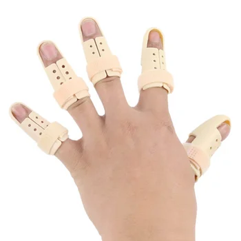 1бр Нов мъжки женски фиксиран ръкав за пръстите на баскетболен разгибатель пръста сухожилие дислокация на стави на пръста, фиксирана защита за пръстите