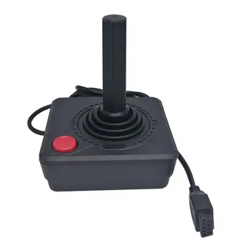 Обновен е 1,5-метров Игри Джойстик контролер за Atari 2600 game балансьор С 4-позиционни клавишни превключватели лост и с едно натискане на бутон за действие ретро геймпад