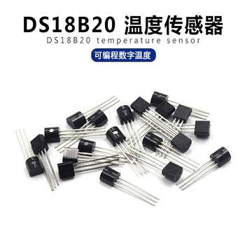 10 бр./лот Сензор Електронен чип DS18B20 TO-92 18B20 чипове Датчик за температура IC 18b20 сам имейл