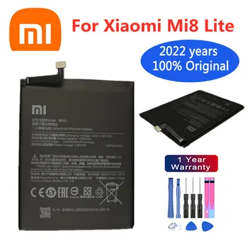 2022 Нов BM3J 3350 ма XiaoMi Оригинална Батерия За Телефон Xiaomi 8 Mi 8 Lite Mi 8 Lite Взаимозаменяеми Батерия с Голям капацитет + Инструменти