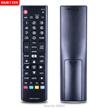 AKB74475401 дистанционно управление подходяща за LG smart led TV HDTV 32LF595B-UB 40LF6300 43UF7700-UB 433 Mhz дистанционно управление