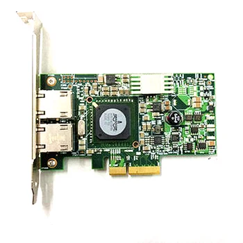 Оригиналната BCM5709 F169G 2-портов Гигабитная Мрежова карта ЗА DELL Broadcom bcm5709C с чип Пълна височина G218C 0F169G PCI-E X4 X8 X16