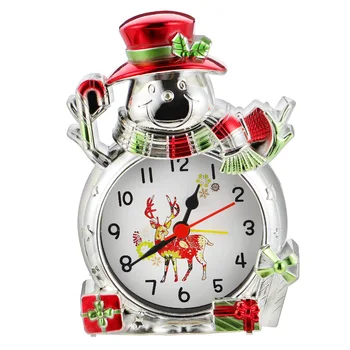 1БР Ретро Будилник на Дядо Коледа alarm clock Творчески Подарък Без Батерии