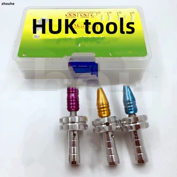 Инструменти HUK 3шт HUK Тръбен Инструмент 6,0 мм, 6,5 mm, 7.0 мм с Прозрачен Трубчатым Ключалка за Професионални Инструменти Locksmithing
