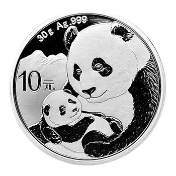 Колекция Сребърни Монети Китайски Панди 2019 Година, Нова Година Коледен Подарък