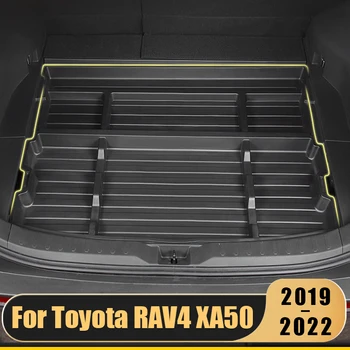 За Toyota RAV4 РАВ 4 XA50 2019 2020 2021 2022 ABS Багажника на Колата Резервна Кутия За Съхранение на Прахоустойчив, Авто Органайзер Аксесоари За Интериора