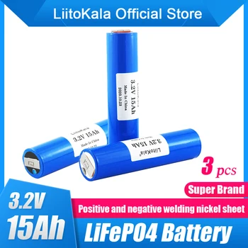 3 бр. LiitoKala 3.2 В 33140 15Ah lifepo4 Клетки Литиево-желязо, фосфор 15000 ма за 4S 12 В ebike e-скутер електрически инструменти Батерия