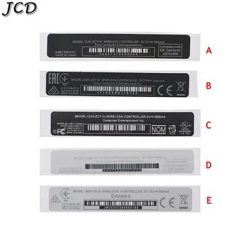 JCD 2 бр. За PS4 Контролер дръжка баркод етикети корпус във формата На Миди Тънък Стикер на Задната част на Етикета Уплътняване на Пастьор
