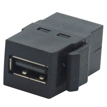 трапецеидальный конектор USB 2.0 черен цвят