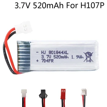 3,7 На 520 ма XH2.54/SM/JST/PH2.0 Конектор 801844 Lipo Батерия за Hubsan H107P 801844 1.9 Wh Батерия за H107P RC на Камерата резервни Части за Дрона