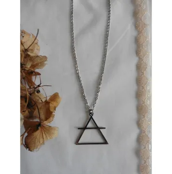 Оккультный Символ На Въздушна Стихия Треугольное Колие Езотерични Магията На Геометрични Бижута Подарък