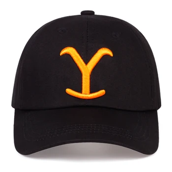 yeelowstone базова памучен мъжки шапка за татко, хип-хоп шапка, регулируем шапка с бродерия на букви, шапка за татко, градинска шапка от слънцето, бейзболни шапки gorras