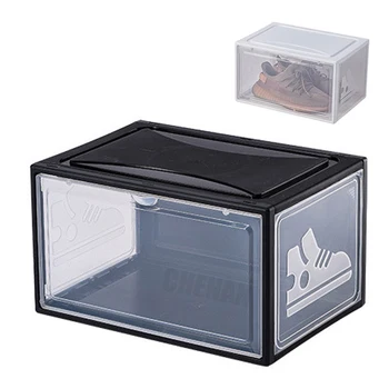 Многофункционална Прозрачни Пластмасови Купищата За Съхранение На Играчки Закалена Пластмасова А Обувките Кутия За Бижута Е Лесно Да Се Събере Кутия За Съхранение
