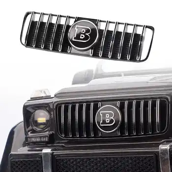 Решетка GRC със Сребърно покритие с Логото на B За TRX4 G500 TRX6 Benz G63 #G162BP