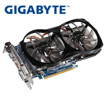 Видеокарта GIGABYTE Geforce GTX 660 2 GB 192 Bit GDDR5 графична карта GPU Карта с Памет Оригинал За NVIDIA GTX660 2gb PCI-E Карта