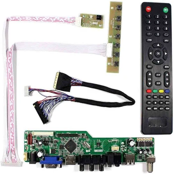 Комплект монитори Lwfczhao за LP156WH2-TLAA LP156WH2 (TL) (AA) TV + HDMI + VGA + AV + USB с LCD дисплей led екран Контролер Такса Водача панел