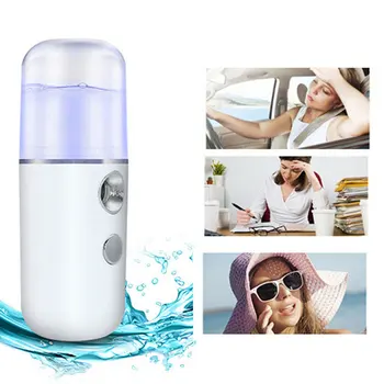 Хидратиращ Спрей За Лице USB Акумулаторна батерия за Преносим Овлажнител на Въздуха Пулверизатор Вода, Инструменти За Грижа За Кожата на Лицето